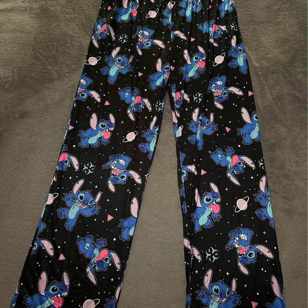 NEW Disney Stitch Men's Graphic Sleep Pants W/ Pockets!!! (Size: 2X)